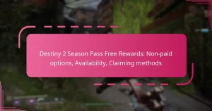 Destiny 2 Season Pass Free Rewards: Non-paid options, Availability, Claiming methods